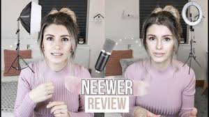 Softbox Vs Ring Light Neewer Review 18 Inch Ring Light Softbox Nw 700 Microphone Phone Holder Youtube