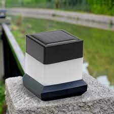 Waterproof Solar Powered Led Light Fence Post Pool Square Light For Outdoor Boundary Pool Garden Decor Lamp White Lights 5 5 7cm Www Greatworldstores Com Solar Powered Led Lights Led Outdoor Lighting Solar Lights