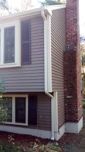 Scenic canyon nicknamed the grand. Mastic Carvedwood Vinyl Siding In Rugged Canyon With Almond Aluminum Trim House Exterior Siding Colors For Houses House Paint Exterior
