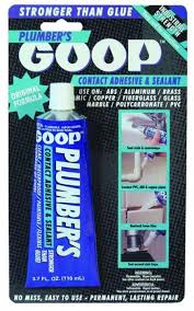 My guess is about as good as yours. Eclectic 150012 3 7 Oz Plumbers Goop Adhesive At Sutherlands