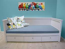 tiroirs pour lit banquette sandrine 90x190cm pin blanc lit bebe banquette lit pour tout petits