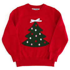 Girls' Christmas Tree Sweater – Little Stocking Company