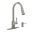 Indi Pulldown Kitchen Faucet and Soap Dispenser 87090MSRS Moen