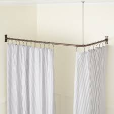 D Shaped Brass Solid Brass Shower Curtain Rod Bathroom Designer Shower Curtains Black Shower Curtains Shower Curtain Rods