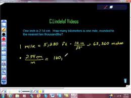 Converting Miles To Inches To Cm To Km