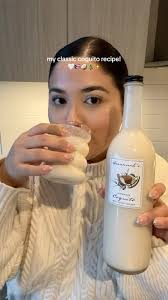 Some sugar, some spice, coquito makes the holiday so nice. Cheers! 🥥 🎄  🥃✨, ⠀⠀⠀⠀⠀⠀⠀⠀⠀, @savxrivera ‘s coquito recipe: , 1 part tea (cinnamon  sticks, star anise, whole cloves, allspice, anise seed, ...