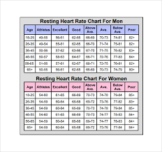 Sample Heart Rate Chart Template 10 Free Documents