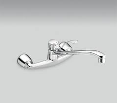 Moen wall mount kitchen faucet. Moen 8714 Commercial Single Handle Wall Mount Kitchen Faucet Chrome Faucetdepot Com
