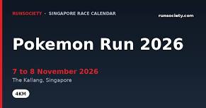 Pokémon RUN 30 Singapore 2026