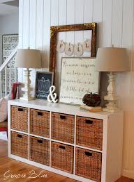 Easy Fall Vignettes To Create On A Budget Ikea Kallax Shelf Kallax Ikea Kallax