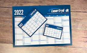 Kalender med logo - top kvalitet | LaserTryk.dk A/S