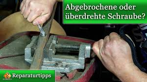 Brauchen sie einen wohnwagen wasserhahn für ihren wohnwagen oder wohnmobil? Abgebrochenes Gewinde Entfernen Kompressor Notreparatur Von M1molter Youtube