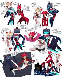 Alastor x lucifer x vox