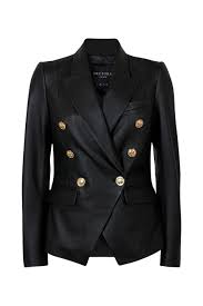 Carly Leather Blazer Leather Blazer Timeless Wardrobe Staples Blazer