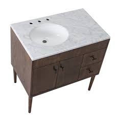 H bath vanity in natural with blue limestone vanity top with white basin Sunjoy Dark Brown Single Oval Sink Bathroom Vanity Set 2 Door 2 Drawer 36 In B301010900 Rona