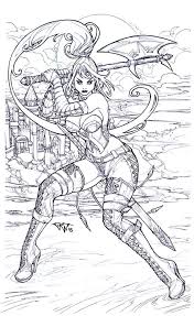 Zenescope Gft Wonderlan 22 By Pant On Deviantart With Images Adult Coloring Pages Adult Coloring Book Pages Coloring Pages