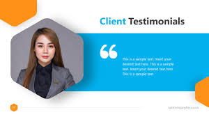 Such templates help the planner and the party to whom he/she is presenting the idea, to get a streamlined idea presented in a professional format. Business Proposal Client Testimonial Powerpoint Slidemodel