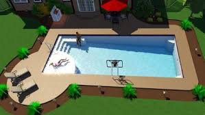 New Great Lakes In Ground Fiberglass Pool By San Juan Fiberglass Pools 16 X37 X6 4 With Images Pools Backyard Inground Simple Pool Swimming Pools Backyard