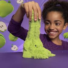 Kinetic Sand Scents, 226 g de sable vert, parfum Pomme acidulée, pour les  enfants à...