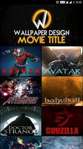 Over 40,000+ cool wallpapers to choose from. Wallpaper Design Movie Title For Android Apk Download