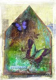 Dans Ma Maison Il Y A Un Papillon Art Journal Techniques Art Journal Inspiration Art