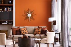 Burnt #orange accent wall perfectly pairs with the neutral furnishings and flooring. Colours That Go With Orange 7 Best Colour Matches New Idea Magazine