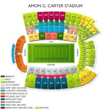 Tcu Stadium Seat Free Forms Football Seating Chart Baseball