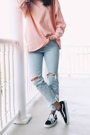 Baddie Black And White Vans Outfit Pink Tee Black Vans Lindsay Marcella Black Vans Outfit White Vans Outfit Clothes