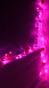 Pompoms Pink Lights