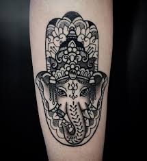 Elephant Hamsa Tattoo Hamsa Tattoo Design Hamsa Tattoo Hamsa Hand Tattoo