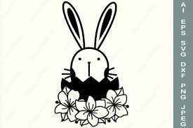 Cute bunny face free svg cut file these pictures of this page are about:bunny face svg cutting file free. Easter Bunny Face Svg Floral Easter Svg Graphic By Anastasiyaartdesign Creative Fabrica