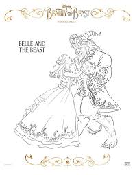 Free Printable Beauty And The Beast Coloring Pages Disney Beauty And The Beast Beauty And The Beast Movie Beauty And The Beast Party