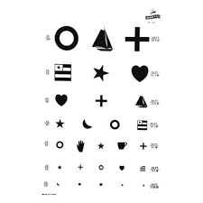 graham field illuminated kindergarten eye chart