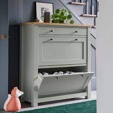 Inside the pure white cabinet of the. Hallway Shoe Benches The Furniture Co