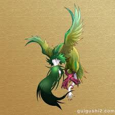 瞿如是一种人面三足鸟 头白色 叫声像叫自己的名字 瞿如 出自 山海经 南次三经 东五百里 曰祷过之山 有鸟焉 其状同鵁 而白首 三足 人面 其名曰瞿如 其鸣自号也 art humanoid sketch grinch