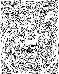Free Adult Halloween Coloring Pages A Coloring Pages Kids Coloring Home