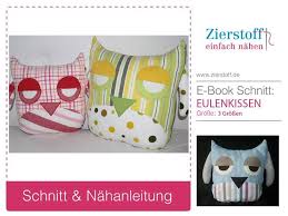 Machen sich toll als geschenkanhänger oder taschenbaumler. Kissen Eule Zierstoff Einfach Nahen