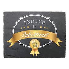 #notfallstellvertretung an der #schule eine #pensionierung verändert vieles. Geschenk Zur Pensionierung Schiefertafel Mit Wunschtext 200 X 150 Mm Geschenke Online Kaufen Individuelle Und Personalisierte Geschenkideen Mit Text Oder Foto