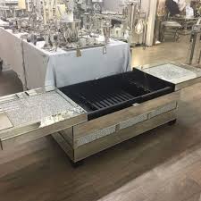Mirrored coffee table with storage. Crushed Diamond Mirrored Floating Crystal Coffee Table Silver Mirror Wine Storage Cabinet Buy Crushed Diamond Mirrored Coffee Table Wine Storage Cabinet Mirrored Floating Crystal Coffee Table Wine Srorage Cabinet Silver Mirror Wine Storage
