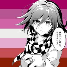 Sep 6 2020 explore stop talking s board aesthetic pfp on pinterest. Lesbian Kokichi Lesbian Flag Profile Picture Danganronpa