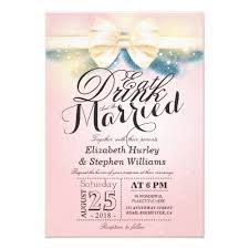 Pink Gold Ribbon Eat Drink Be Married Invitation Zazzle Com Wedding Invitation Ribbon Wedding Invitations Invitations