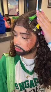 Drake Heart Haircut Makeup