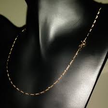 2.4 grams decotini 5 out of 5 stars (1,599) $ 145.00 free shipping add to favorites fine italian 14k yellow gold chain 16 1/2 inches cedarstcollection 5 out of 5 stars (155. 9ct Gold Chain 31 Figaro Diamond Cut 41cm Italy