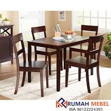Kursi makan minimalis harga 3 jutaan kayu jati , meja makan jati jepara, kursi makan terbaik di tahun 2020. Jual Set Meja Makan Jati 4 Kursi Harga Murah Rumah Mebel