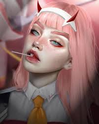 Zero Two Zerotwo Fanart Zero Two Darlinginthefranxx Anime Digital Art New Artwork Work Ps Digital Art Anime Digital Art Girl Anime