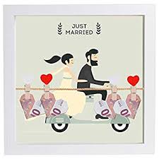 Just married by luddmii on deviantart. Bilderrahmen Geldgeschenk Hochzeit