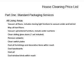 House Cleaning Price List Lovetoknow House Cleaning Prices Clean House House Cleaning Services