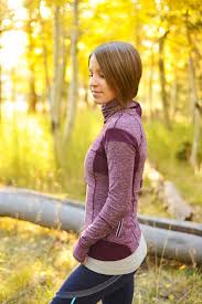 Lululemon static plum inspire half zip ...