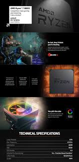 Unlocked desktop processor with wraith steal cooler. Amd Ryzen 7 3800x 8 Core 16 Thread Unlocked Desktop Processor With Wraith Prism Led Cooler Villman Computers