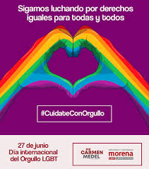 27 de junio de 2021 01:50 cest. Dra Carmen Medel Hoy Como Cada Ultimo Sabado De Junio Se Celebra En Mexico El Dia Internacional Del Orgullo Lgbt Todo Mi Respaldo Y Apoyo A Esta Comunidad Que Aun Sigue